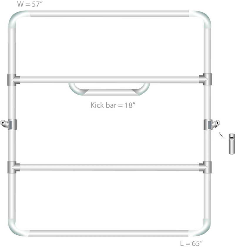 Load image into Gallery viewer, RMR 3-Bay Frame 1-1/4" for 12' & 13' SB/SBDS