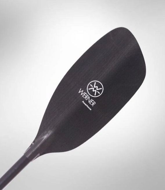 Load image into Gallery viewer, Werner Powerhouse Carbon Whitewater Paddle - Bent Shaft