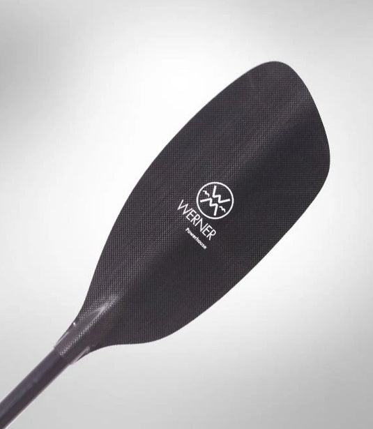 Werner Powerhouse Carbon Whitewater Paddle - Bent Shaft