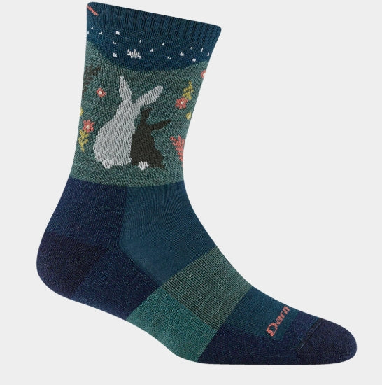 Load image into Gallery viewer, Women's Critter Club Micro Crew Lightweight Hiking Sock