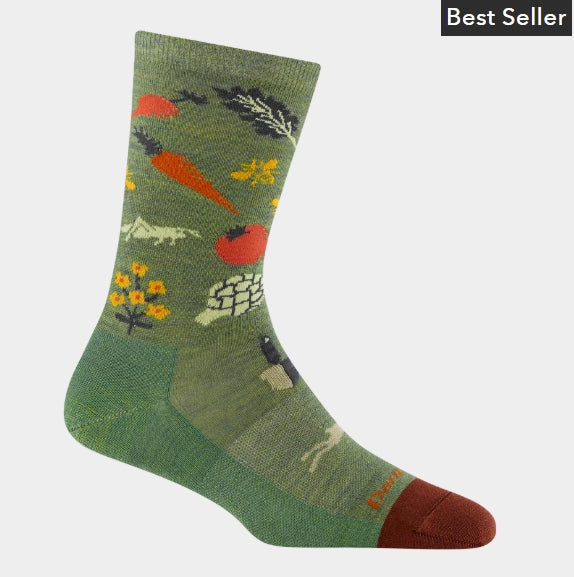 Load image into Gallery viewer, Women's Farmer's Market Crew Lightweight Lifestyle Sock
