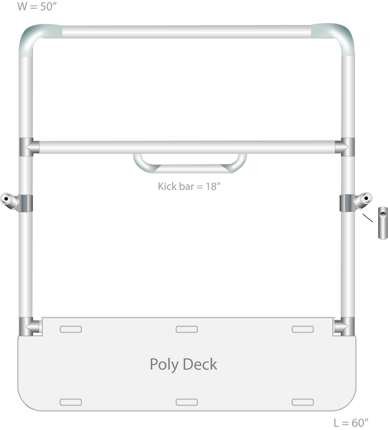 Load image into Gallery viewer, RMR 3-Bay Frame with Poly Deck for Storm