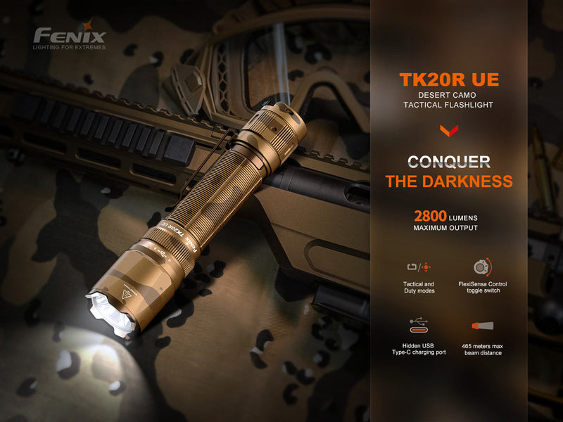 Load image into Gallery viewer, Fenix TK20R UE Tactical LED Flashlight - 2800 Lumens