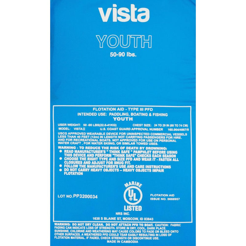 Load image into Gallery viewer, Vista Youth PFD