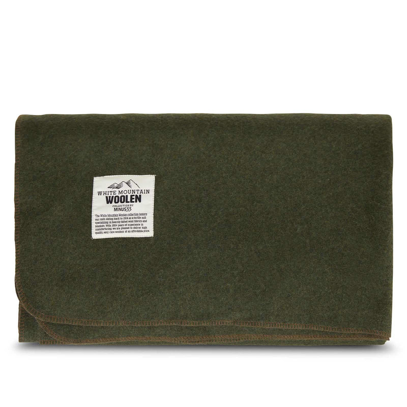 Load image into Gallery viewer, M33 - Lodge Twin Blanket White Mountain Woolen