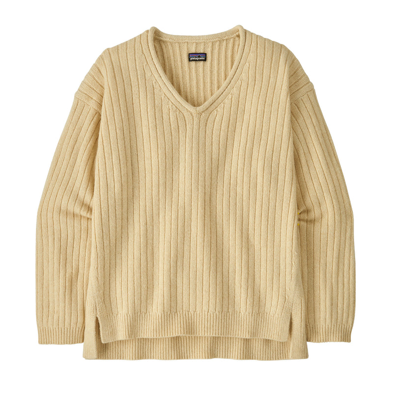 Load image into Gallery viewer, Women's Recycled Wool-Blend V-Neck Sweater
