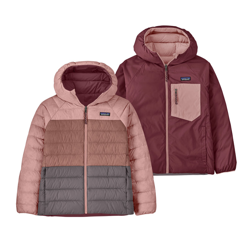 Load image into Gallery viewer, Kid's Reversible Down Sweater Hoody