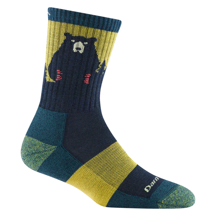 Load image into Gallery viewer, Women&#39;s Bear Town Micro Crew Lightweight Hiking Sock
