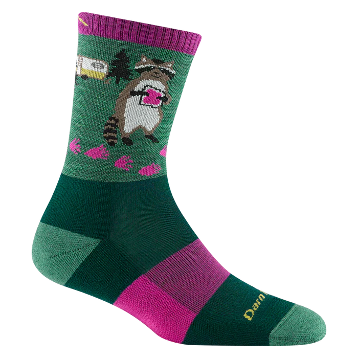 Load image into Gallery viewer, Women's Critter Club Micro Crew Lightweight Hiking Sock
