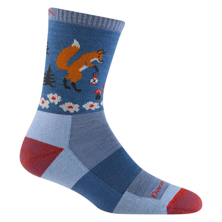 Load image into Gallery viewer, Women's Critter Club Micro Crew Lightweight Hiking Sock