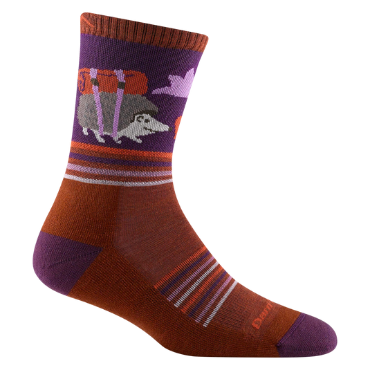 Women's Critter Club Micro Crew Lightweight Hiking Sock