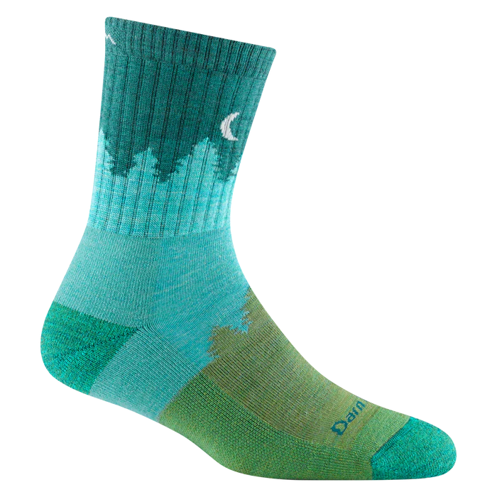 Load image into Gallery viewer, Women's Treeline Micro Crew Midweight Hiking Sock