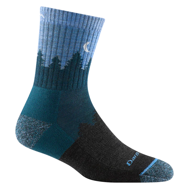 Load image into Gallery viewer, Women's Treeline Micro Crew Midweight Hiking Sock