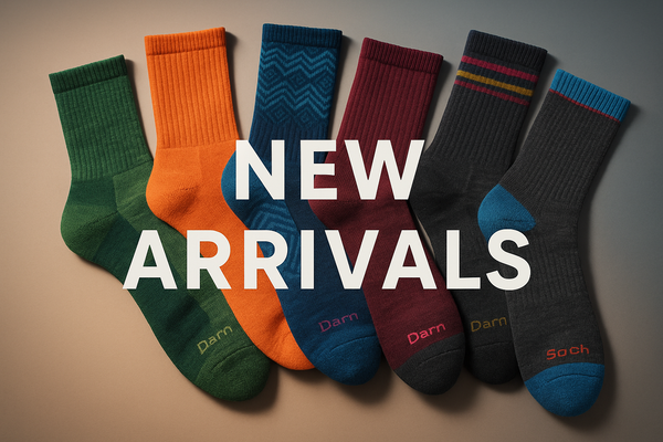 can you create a darn tough collage based on the new socks we got into inventory and showcase them into a way that is eye catching for the customer
