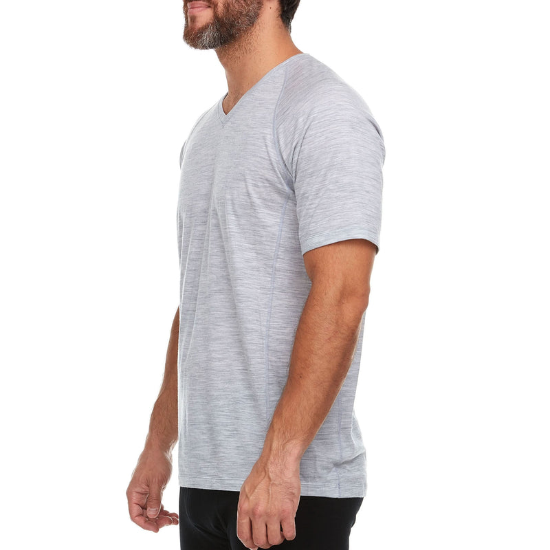Load image into Gallery viewer, Microweight - Men's Wool V-Neck T-Shirt Woolverino