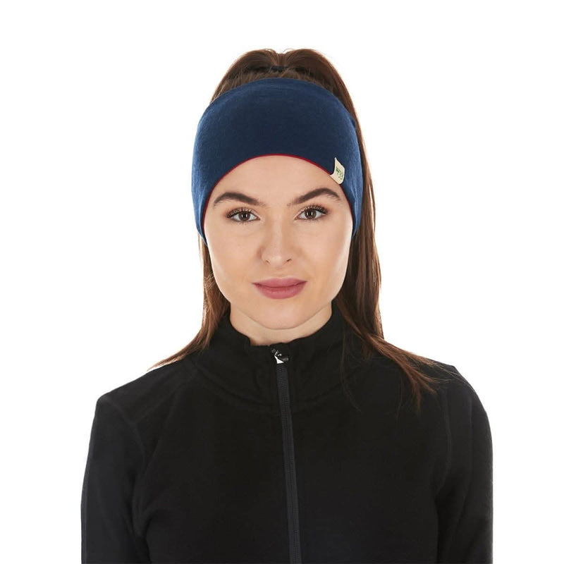 Load image into Gallery viewer, Midweight - Reversible Headband 100% Merino Wool
