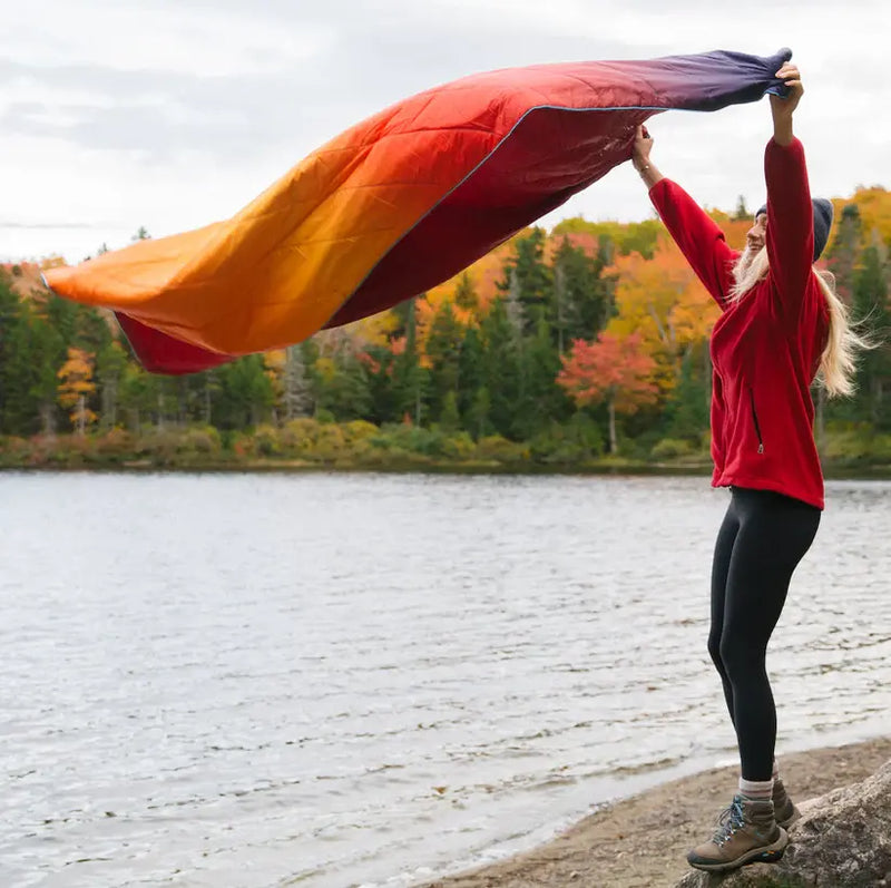 Load image into Gallery viewer, Original Puffy Outdoor Blanket - Pyro Fade
