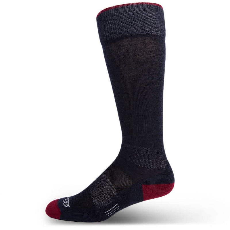 Load image into Gallery viewer, Microweight Cushion - Over the Calf Wool Socks Mountain Heritage