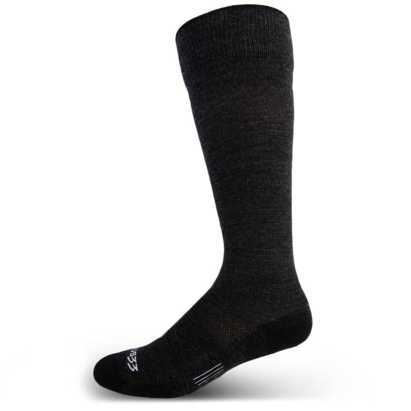 Load image into Gallery viewer, Microweight Cushion - Over the Calf Wool Socks Mountain Heritage