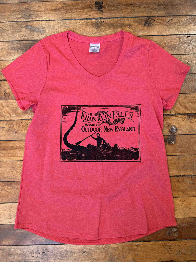 Load image into Gallery viewer, Women's Vintage Kraken V-Neck Tee
