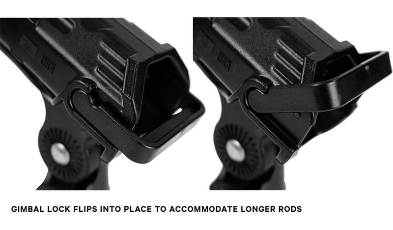 Load image into Gallery viewer, AR Tube Rod Holder with Track Mounted LockNLoad Mounting System
