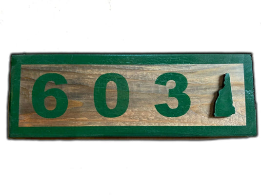 Wood Area Code Signs