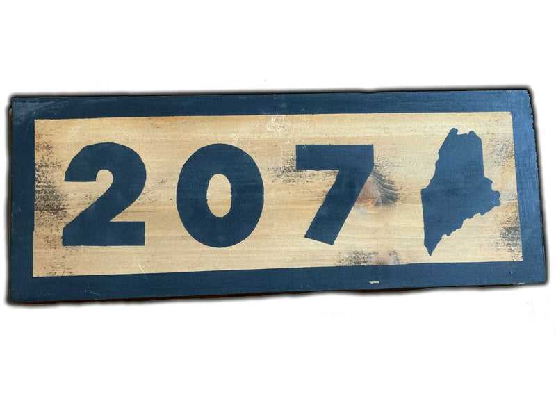 Load image into Gallery viewer, Wood Area Code Signs
