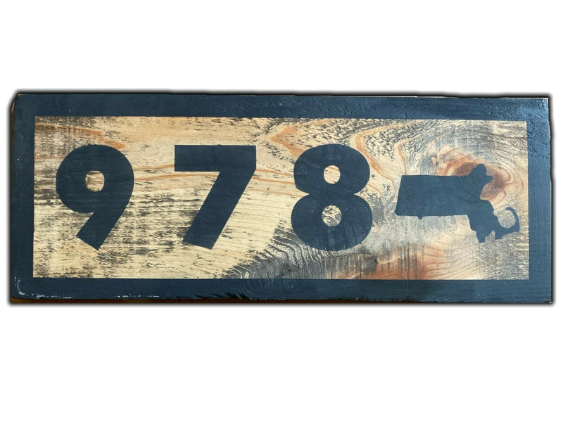 Load image into Gallery viewer, Wood Area Code Signs