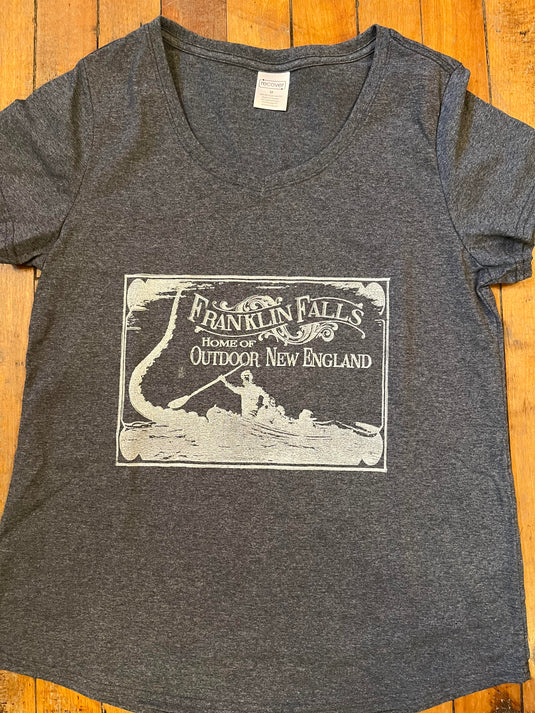 Women's Vintage Kraken V-Neck Tee