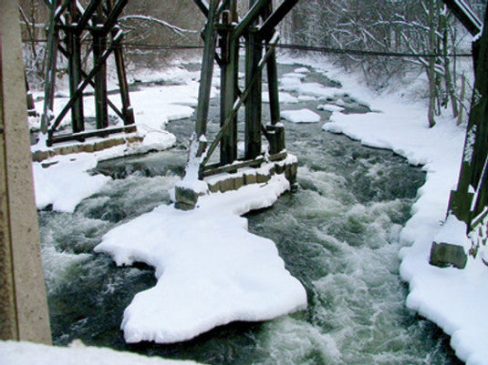 Despite ice, river has first day events