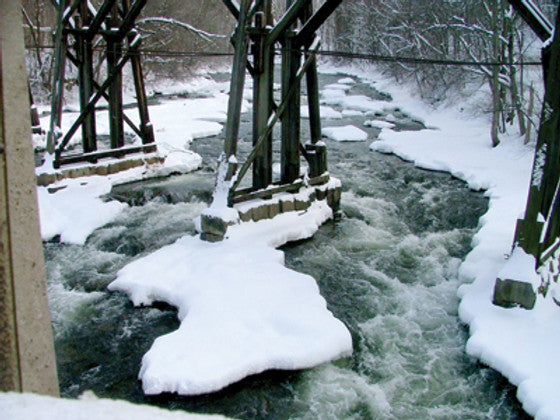 Despite ice, river has first day events