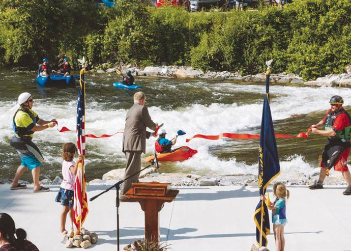 Mill City Park officially opens with ribbon cuttings, whitewater festival