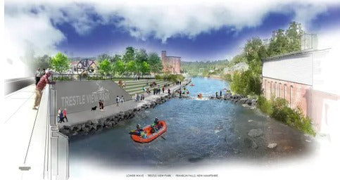 Franklin, N.H., gears up for whitewater park opening in the fall