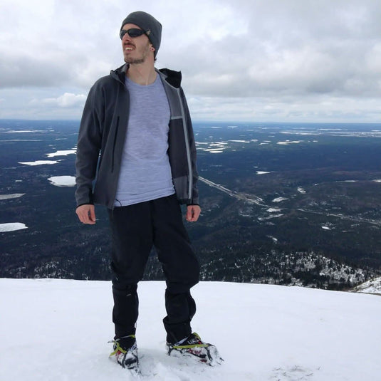 Microweight - Men's Wool Raglan T Shirt Woolverino