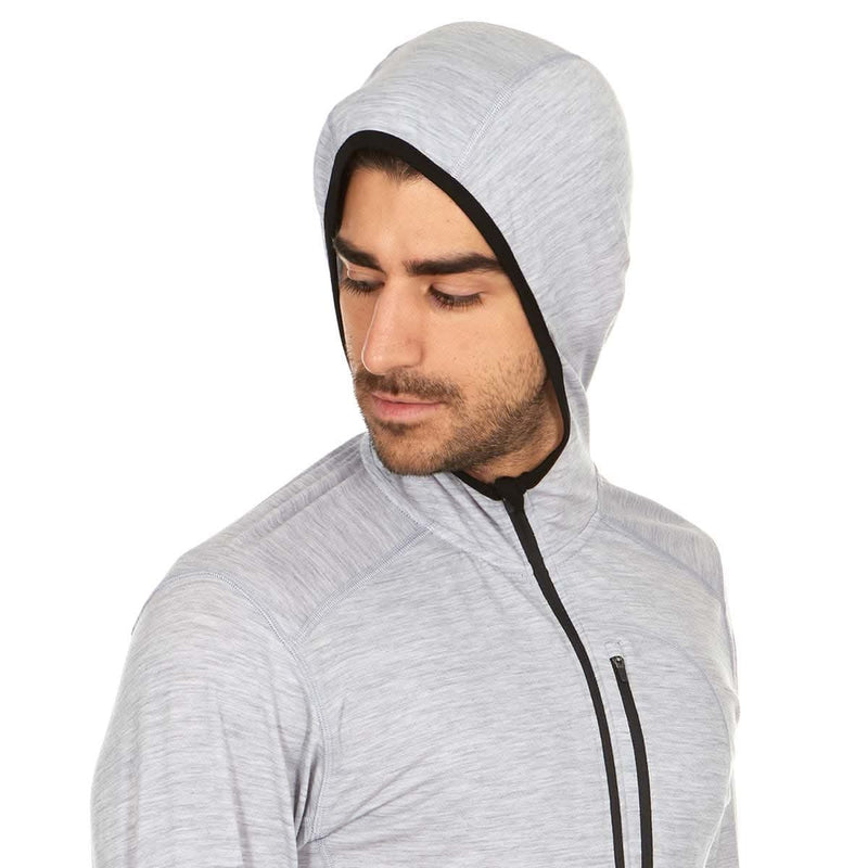 Load image into Gallery viewer, Microweight - Men's Wool 1/4 Zip Sun Hoodie Woolverino
