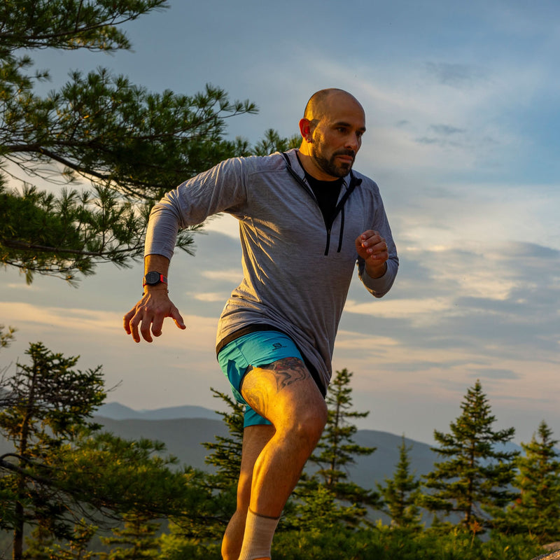 Load image into Gallery viewer, Microweight - Men's Wool 1/4 Zip Sun Hoodie Woolverino
