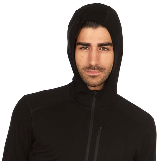 Microweight - Men's Wool 1/4 Zip Sun Hoodie Woolverino