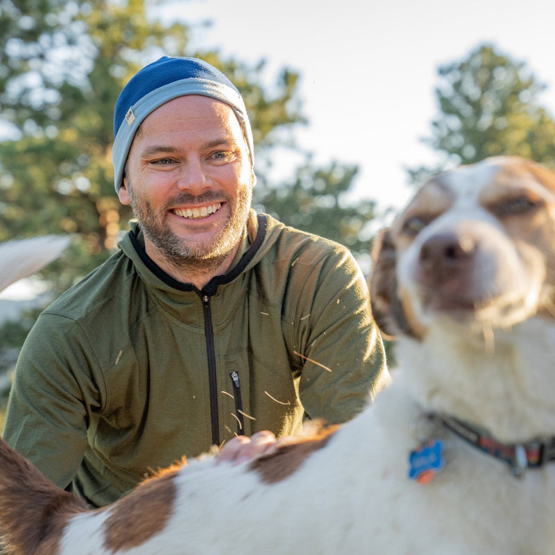 Load image into Gallery viewer, Microweight - Men's Wool 1/4 Zip Sun Hoodie Woolverino
