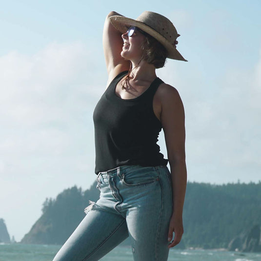 Microweight - Women's Wool Racerback Tank Top Woolverino