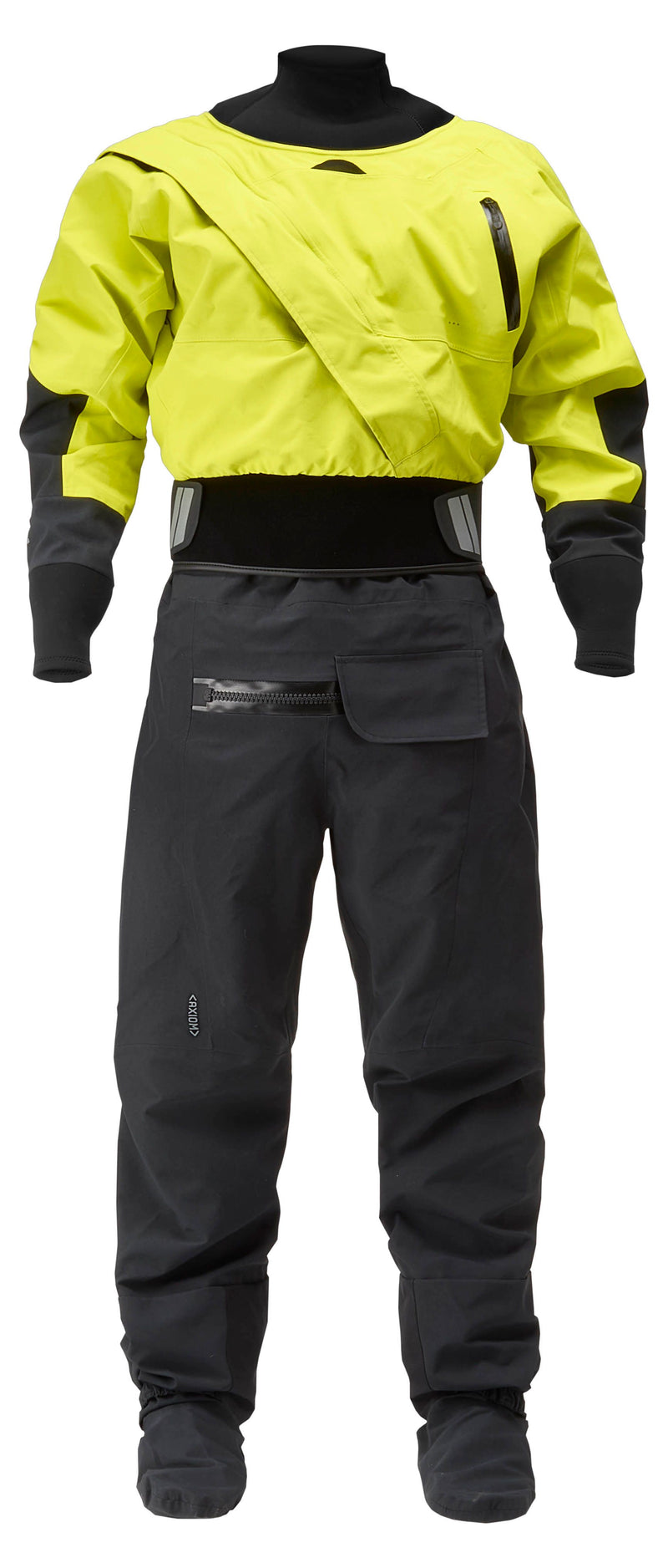Load image into Gallery viewer, NRS Men’s Axiom GORE-TEX Pro Dry Suit - Chartreuse
