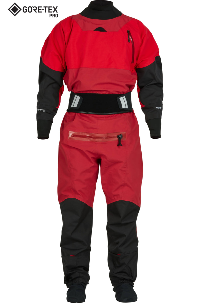 Load image into Gallery viewer, NRS Men's Jakl GORE-TEX Pro Dry Suit - Closeout - Red
