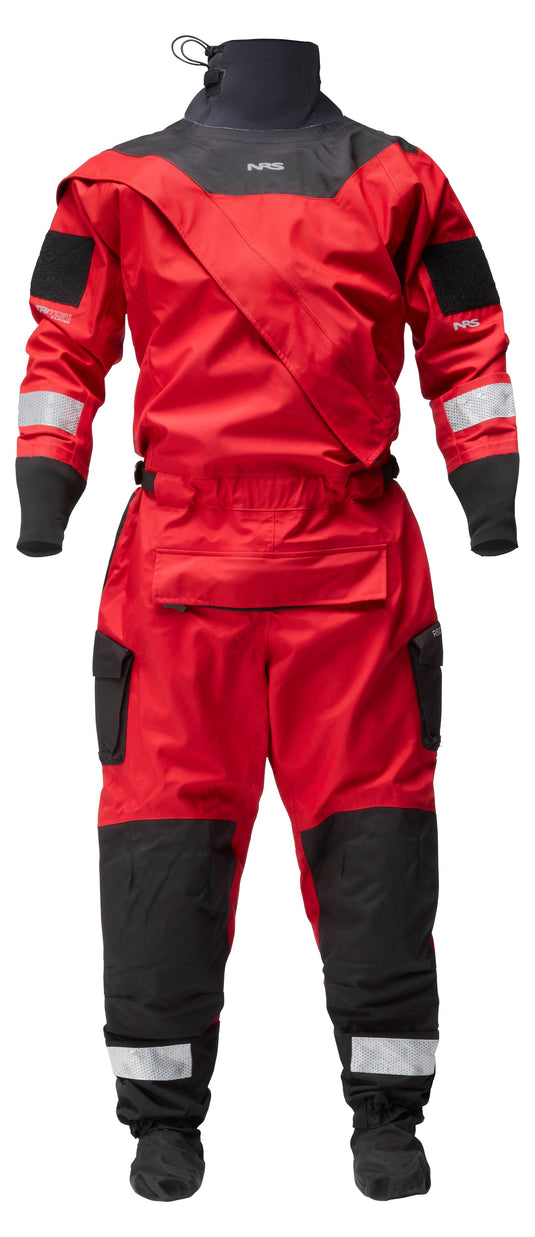 NRS Ascent SAR Dry Suit - Red