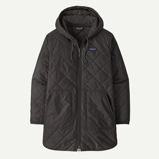 Patagonia Women's Diamond Quilted Parka - Black w/Black