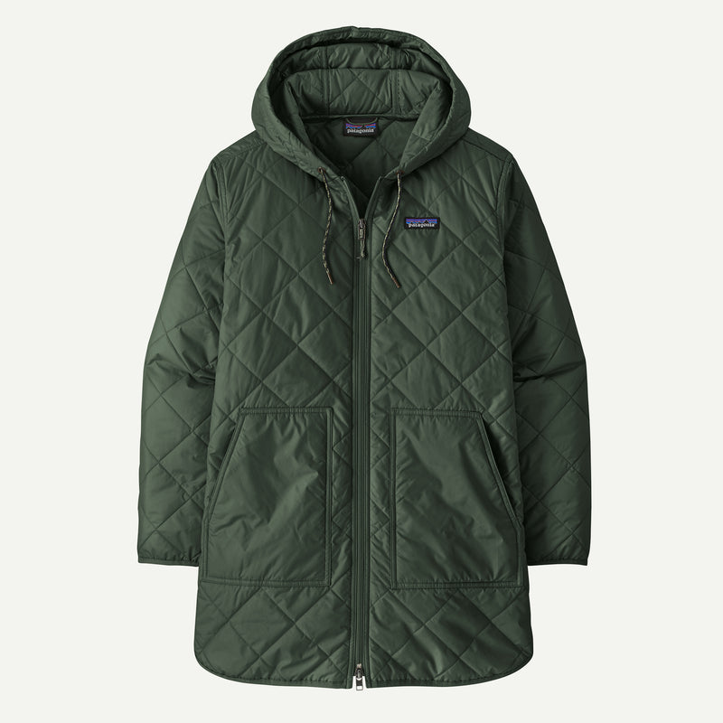 Load image into Gallery viewer, Patagonia Women's Diamond Quilted Parka - Canopy Green
