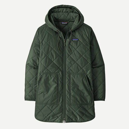 Patagonia Women's Diamond Quilted Parka - Canopy Green