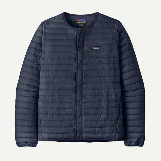 Patagonia Men's LW Down Sweater Cardigan - New Navy