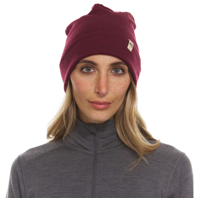 Load image into Gallery viewer, Lightweight - Ridge Cuff Beanie 100% Merino Wool
