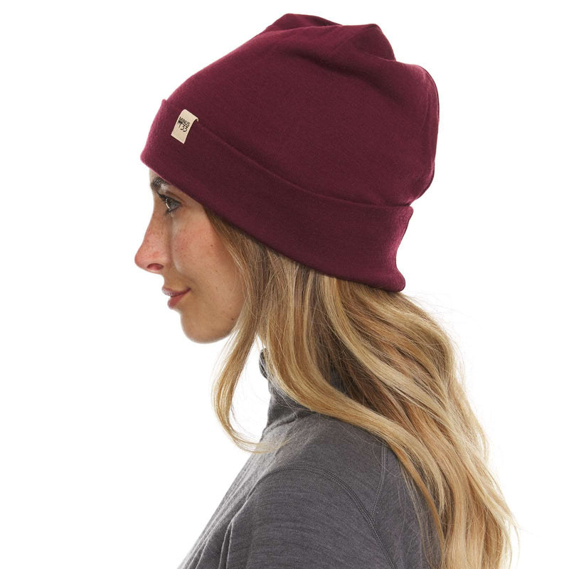 Load image into Gallery viewer, Lightweight - Ridge Cuff Beanie 100% Merino Wool
