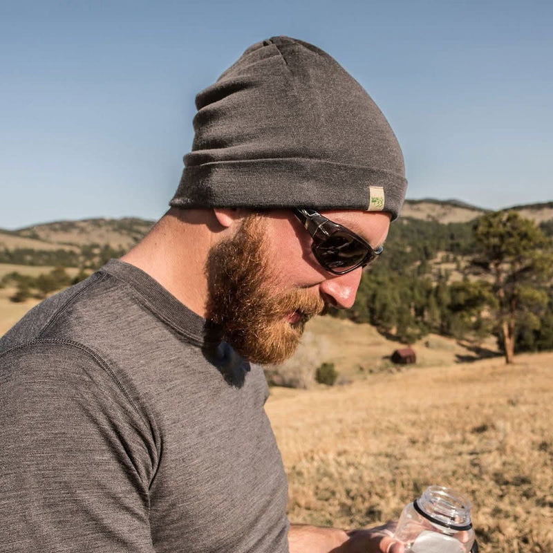 Load image into Gallery viewer, Lightweight - Ridge Cuff Beanie 100% Merino Wool
