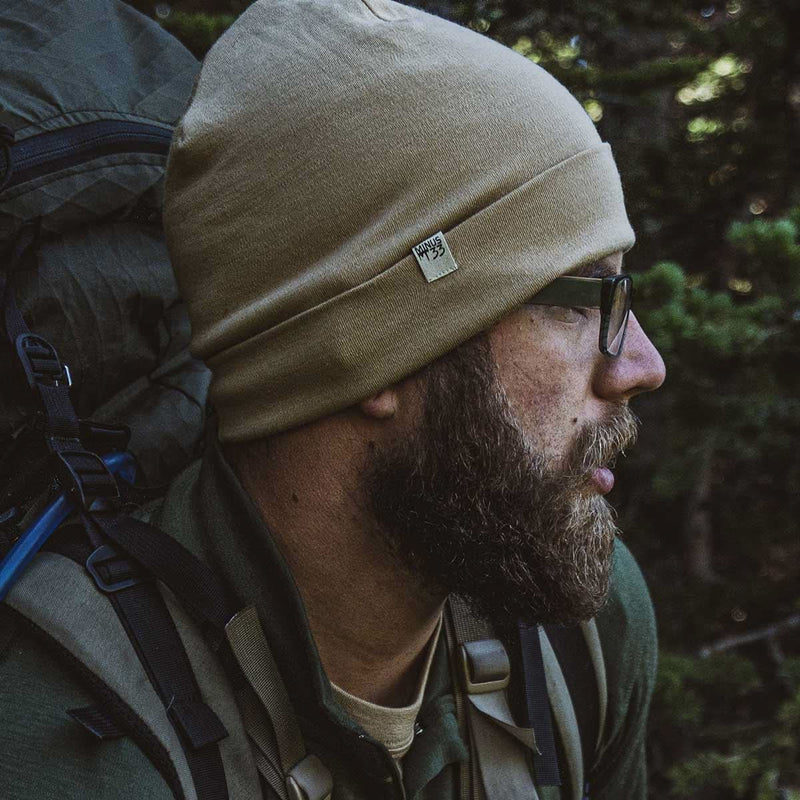 Load image into Gallery viewer, Lightweight - Ridge Cuff Beanie 100% Merino Wool
